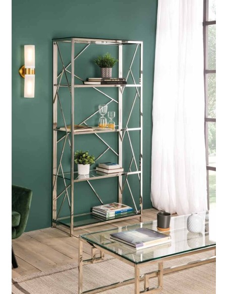 ESTANTERIA  METAL CROMADA , VILEY.