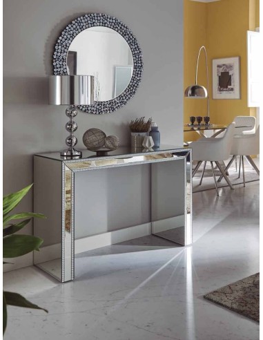 CONSOLA RECIBIDOR ESPEJOS, KLUN.