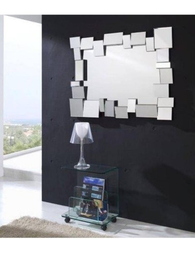 ESPELHO QUADRADO DE PAREDE, REDIS.