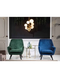 LAMPARA DE TECHO DE DISEÑO BALLS 57, dorada 2