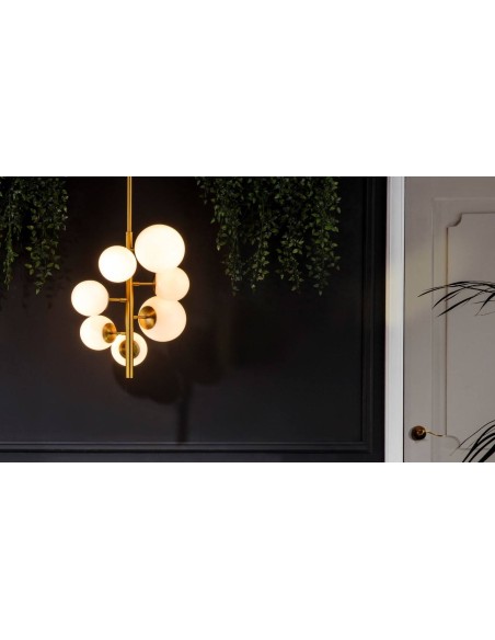 LAMPARA DE TECHO DE DISEÑO BALLS 57, dorada