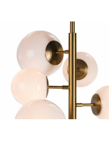 LÂMPADA DE TETO DE DESIGN BALLS 57, dourada