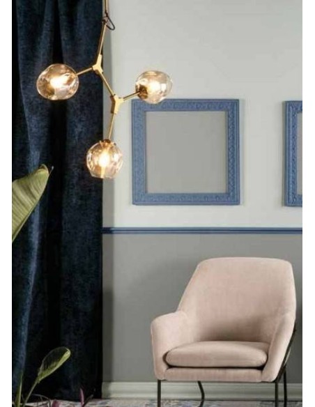 LAMPARA DE TECHO BRID 77, dorado