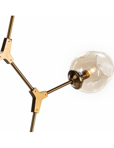 LÂMPADA DE TETO BRID 77, dourado