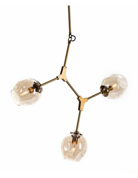 LÂMPADA DE TETO BRID 77, dourado