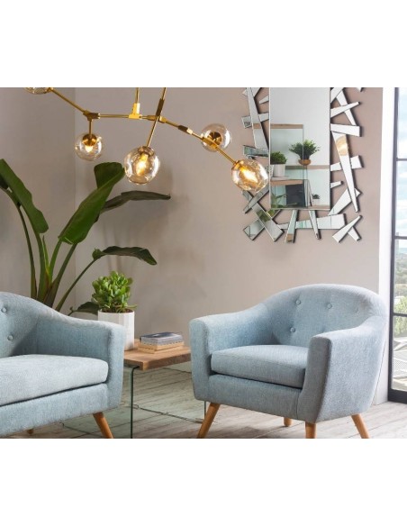 LÂMPADA DE TETO ARTICULADA BRAD, DOURADA LÂMPADA DE TETO ARTICULADA BRAD, DOURADA