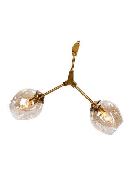 LÂMPADA DE TETO ARTICULADA BRAD, DOURADA LÂMPADA DE TETO ARTICULADA BRAD, DOURADA