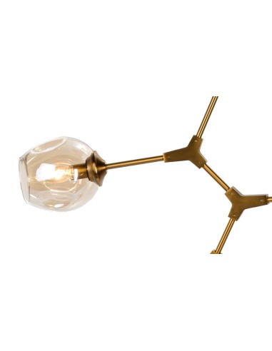 LÂMPADA DE TETO ARTICULADA BRAD, DOURADA