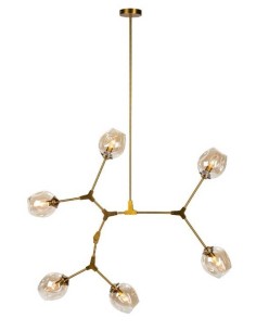 LAMPARA DE TECHO ARTICULADA BRAD, DORADA