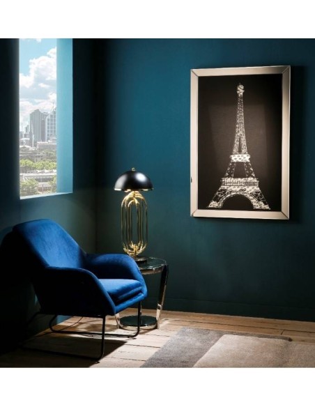 CANDEEIRO DE MESA TRESS, PRETO, OURO CANDEEIRO DE MESA TRESS, PRETO, OURO