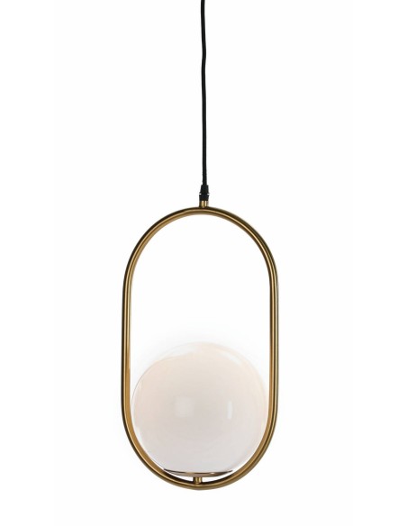 LAMPARA DE TECHO GLOBO, ORO