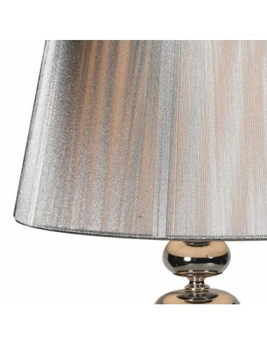 CANDEEIRO DE MESA LARKES, PRATA CROMO