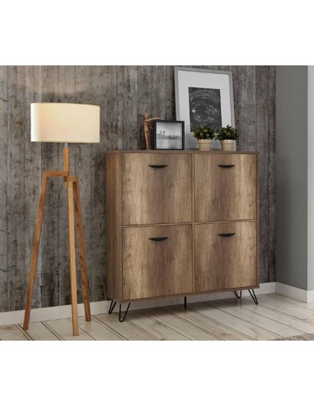 LÁMPARA DE PIE DE MADERA , CANDI 46x170 LÁMPARA DE PIE DE MADERA , CANDI 46x170