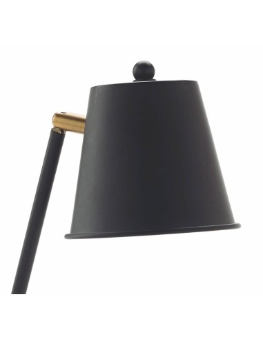 CANDEEIRO DE MESA VINTAGE REID, black metal, ouro