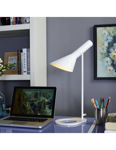 CANDEEIRO DE MESA JACOBSEN, BRANCO CANDEEIRO DE MESA JACOBSEN, BRANCO