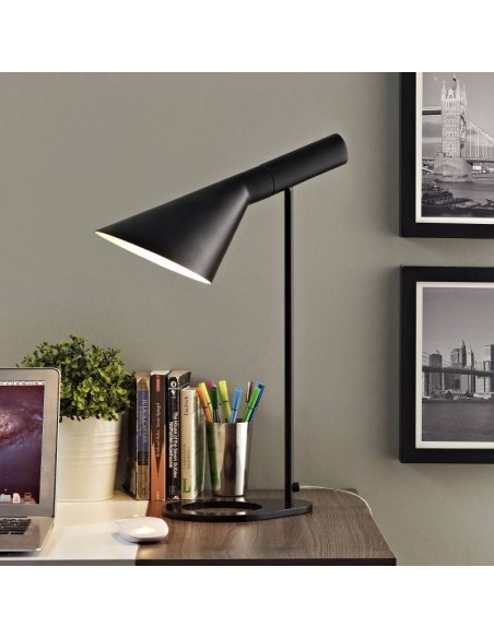 LAMPARA DE SOBREMESA JACOBSEN, NEGRO LAMPARA DE SOBREMESA JACOBSEN, NEGRO