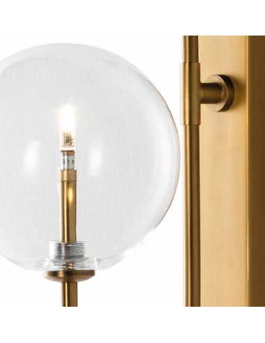 APLIQUE DE PAREDE EM METAL DOURADO, ARAMIS.