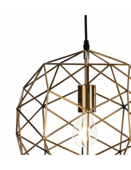 LÂMPADA DE TETO CUBIC, DOURADA LÂMPADA DE TETO CUBIC, DOURADA