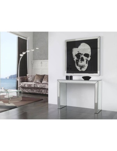 ESPEJO  CALAVERA  SWAROVSKI .