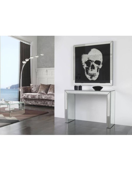 ESPEJO  CALAVERA  SWAROVSKI .