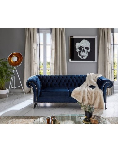 ESPEJO CALAVERA 100x100, cristal faceteado