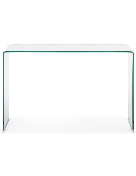 Consola minimalista BURANO Cristal Transpartente Consola minimalista BURANO Cristal Transpartente