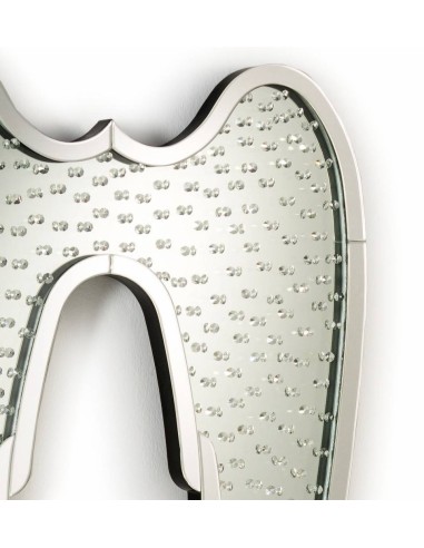 ESPEJO DE DISEÑO ANGEL 120x90, cristal faceteado