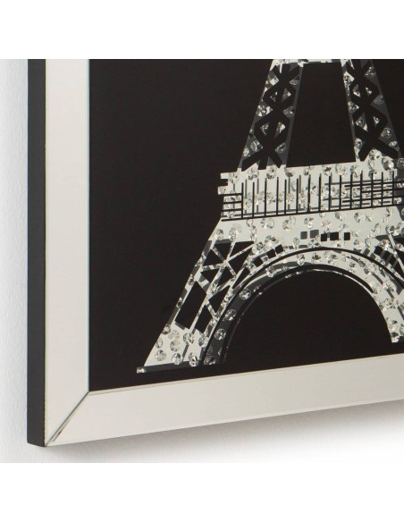 Caixa de ESPELHO Eiffel 120x80, vidro faceteado