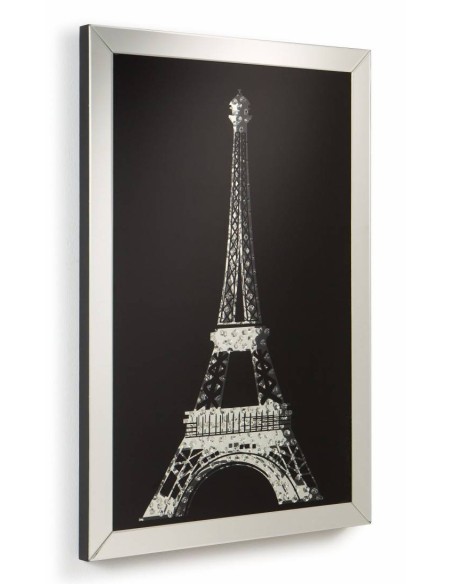 Cuadro de ESPEJO Eiffel 120x80, cristal faceteado