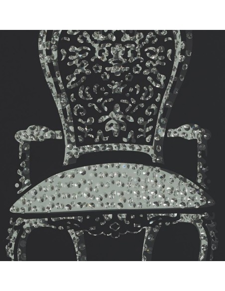 Cuadro ESPEJO SILLA 120x88, cristal faceteado