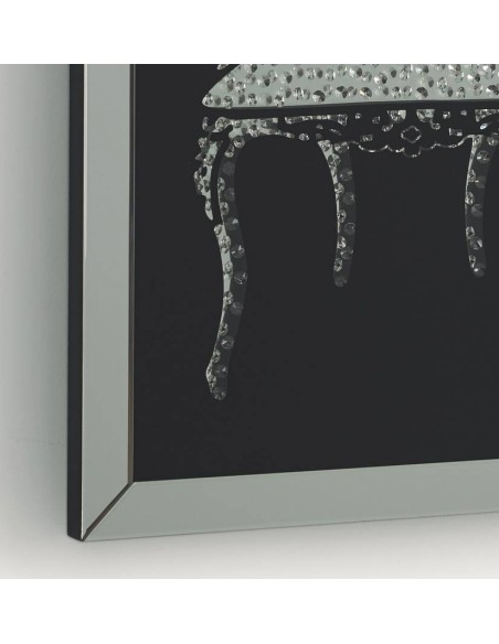 Cuadro ESPEJO SILLA 120x88, cristal faceteado
