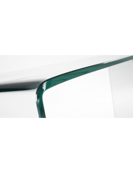 Consola minimalista BURANO Cristal Transpartente Consola minimalista BURANO Cristal Transpartente