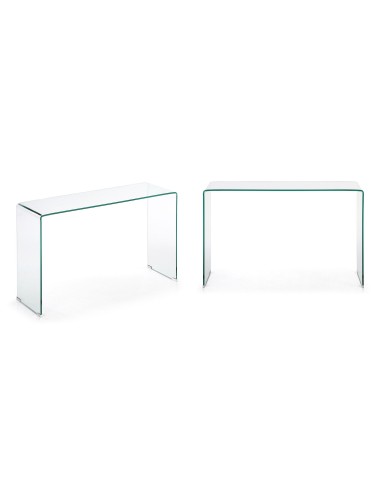 Consola minimalista BURANO Cristal Transpartente