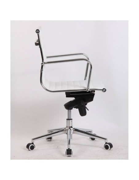 Sillon De Oficina Diseño Boris, Respaldo Medio, cuero sintético.
