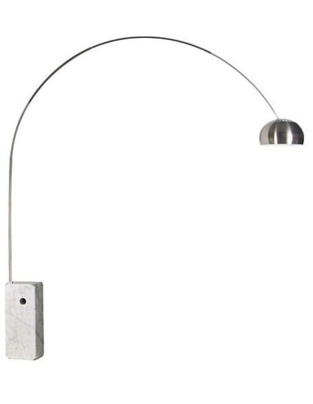 Lâmpada de design moderno em pé em Arco inspirada em Achille Castiglioni