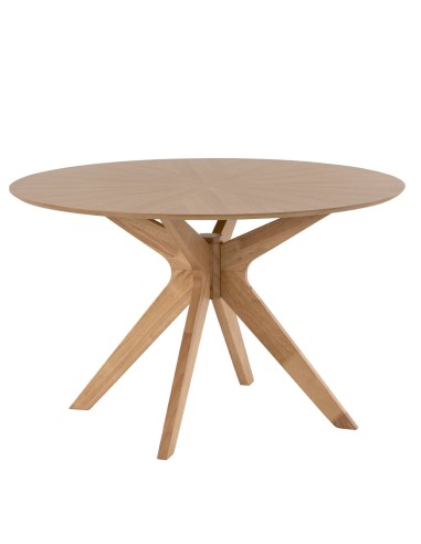 MESA REDONDA CLIPPER 120, ROBLE.