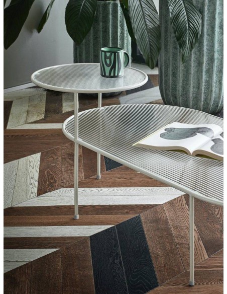 TEULAT MESA CENTRO NIX 126x66, VIDRO, CREME TEULAT MESA CENTRO NIX 126x66, VIDRO, CREME