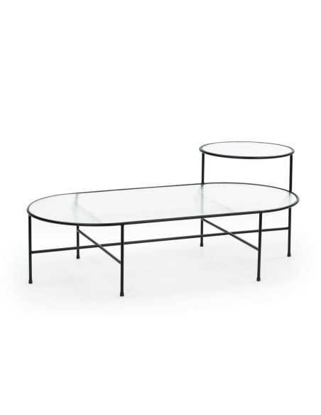 TEULAT MESA CENTRO NIX 126x66, CRISTAL, NEGRO TEULAT MESA CENTRO NIX 126x66, CRISTAL, NEGRO