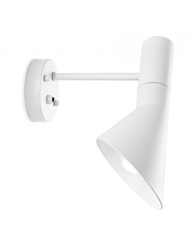 Aplique de pared JACOBSEN, metal blanco