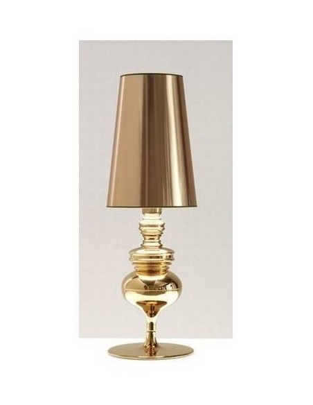 Lámpara sobremesa Josefina Petit, dorada