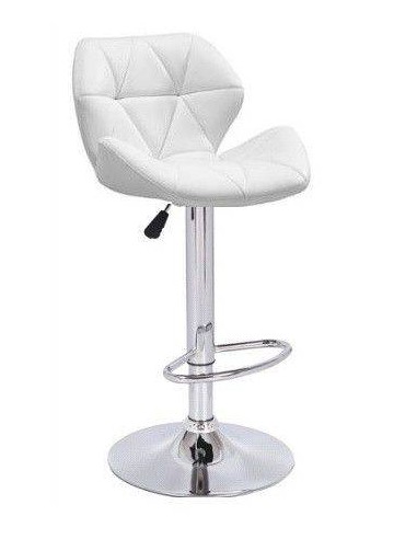 Taburete de diseño Roma, estructura cromada,...