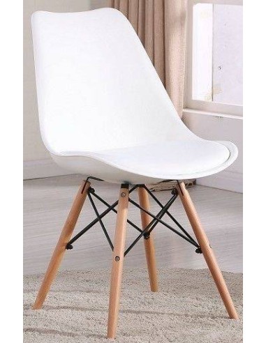 Projeto de torre pele imitação de cadeira almofada inspirada em CHARLES EAMES