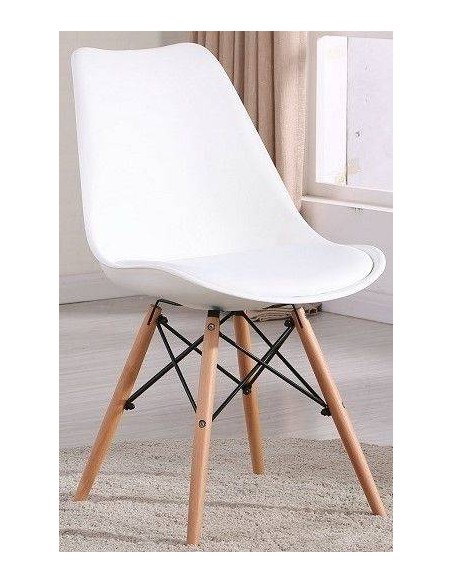 Projeto de torre pele imitação de cadeira almofada inspirada em CHARLES EAMES