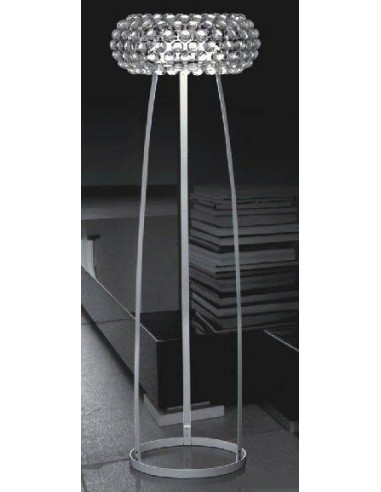 Lámpara de pie diseño moderno Cabo, acrilica