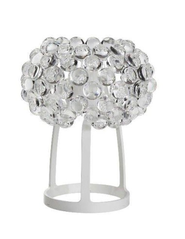 Lâmpada de mesa design moderno Cabo, acrilica, transparente, 35 cms de diámtro