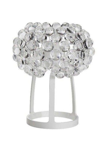 Lâmpada de mesa design moderno Cabo, acrilica, transparente, 35 cms de diámtro Lâmpada de mesa design moderno Cabo, acrilica, transparente, 35 cms de diámtro