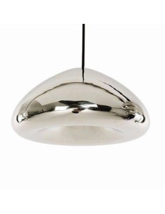 Lámpara de techo diseño moderno Boid, colgante, cristal metalizado 2