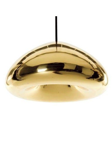 Lámpara de techo diseño moderno Boid, colgante, cristal metalizado