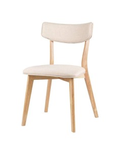 Silla nórdica ANAIS roble, tela 2