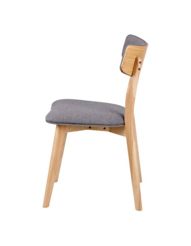 Cadeira nórdica ANAIS carvalho, tela